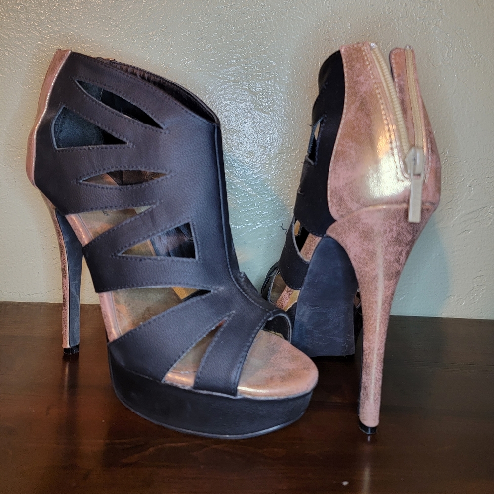 Michael Antonio Peep Toe Bootie - image 1